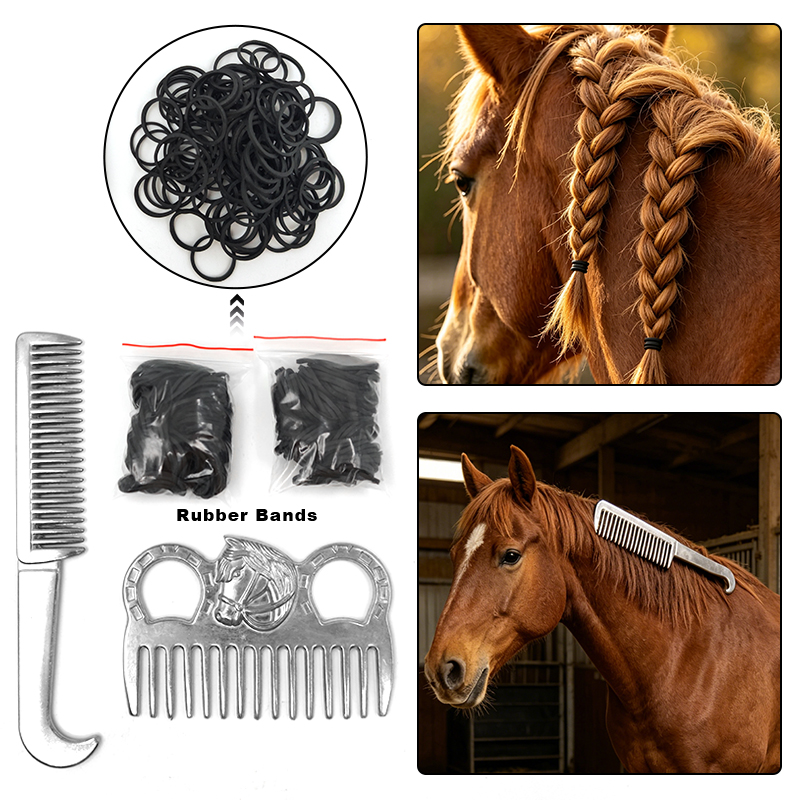 Grooming Kit Horse - Kit de toilettage pour crinière et