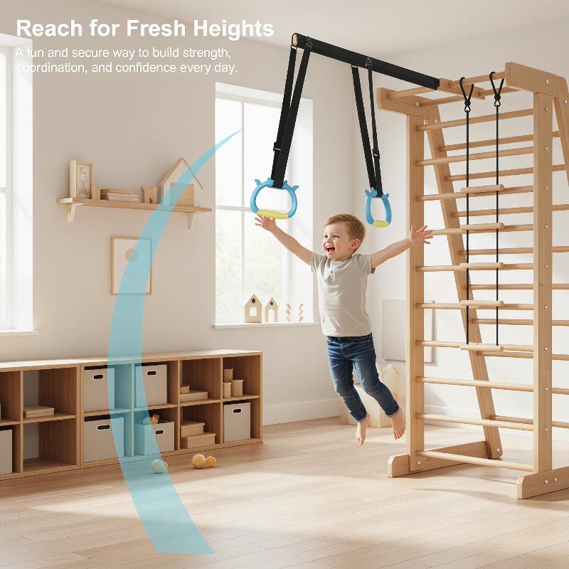 Gymnastic Bar Home - Barre horizontale et anneaux de gymnastique