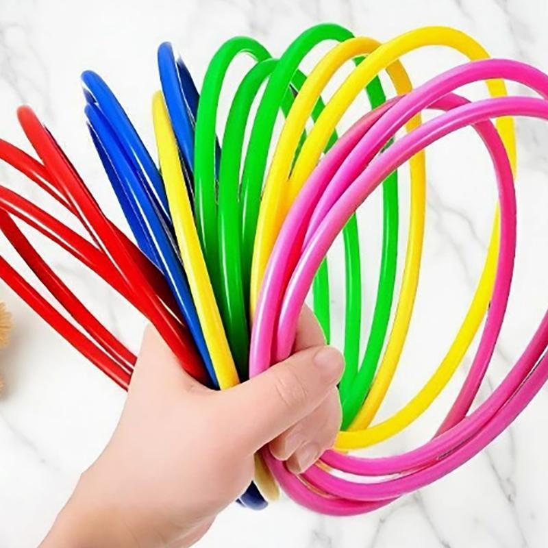 Outdoor Sport Activities For Kids - Anneaux de saut en plastique durables