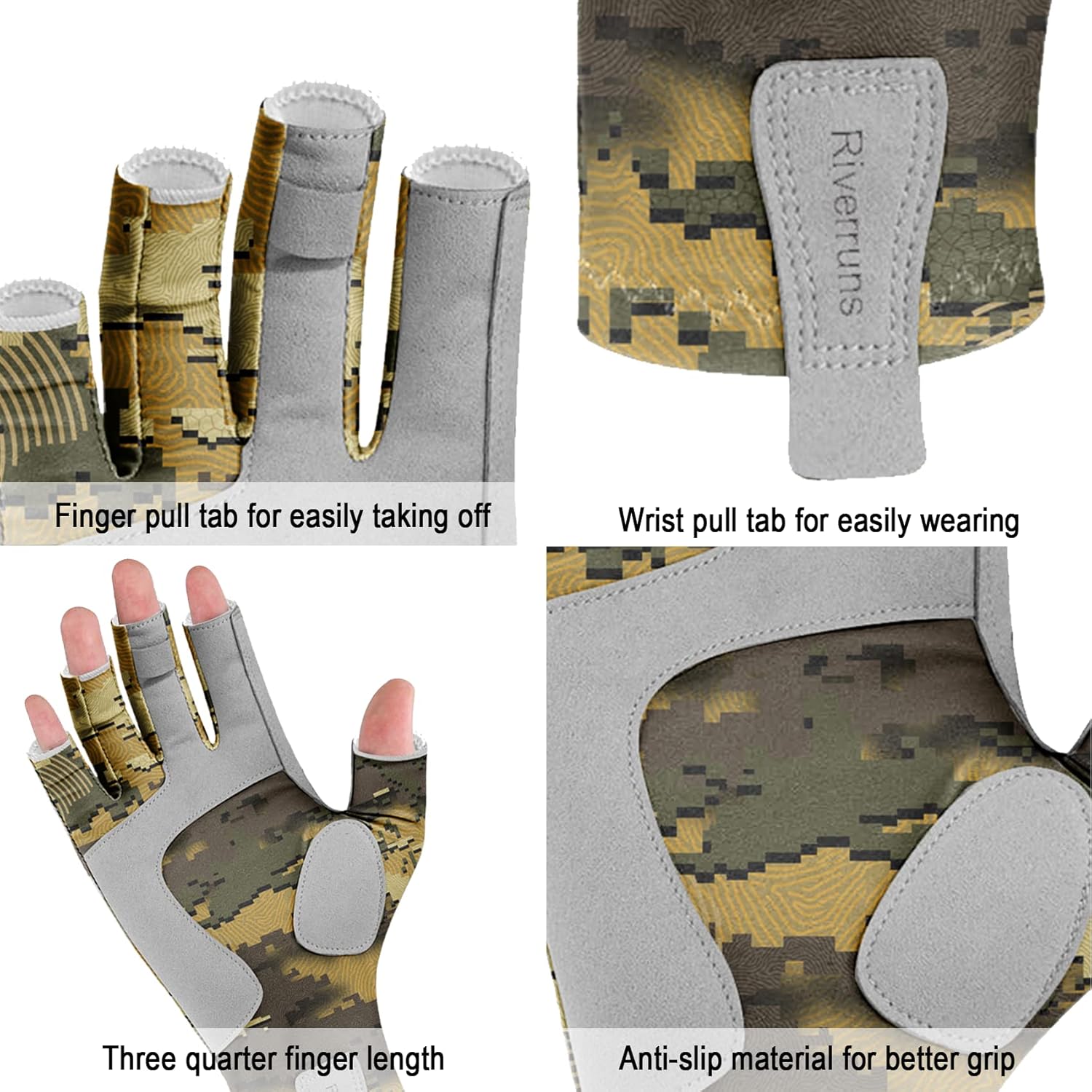 Aventik UPF50 + gants de pêche - Outdoor Sport Gloves avis et prix