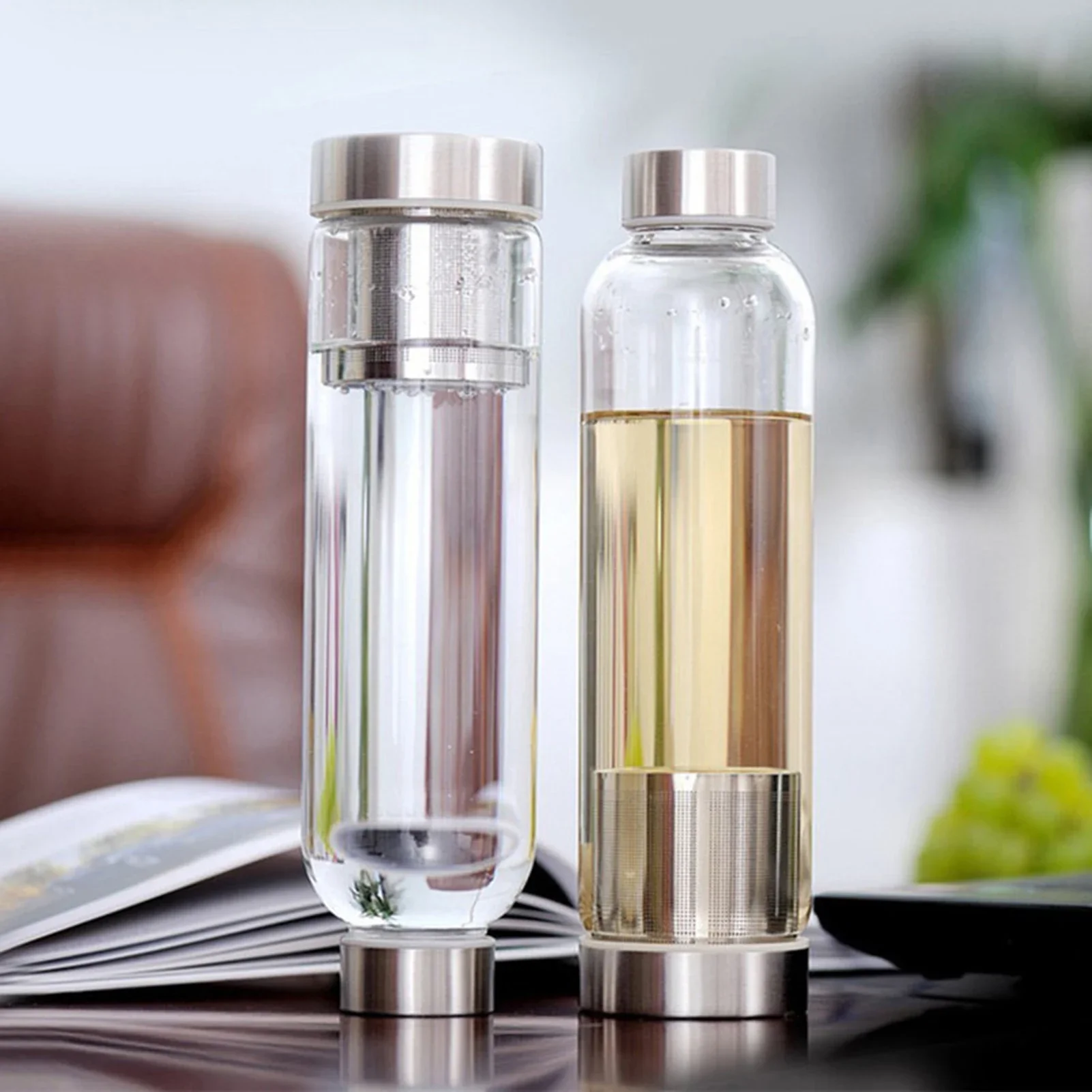 Bouteille d'eau en verre pour  - Outdoor Sport Glass Water Bottle avis et prix