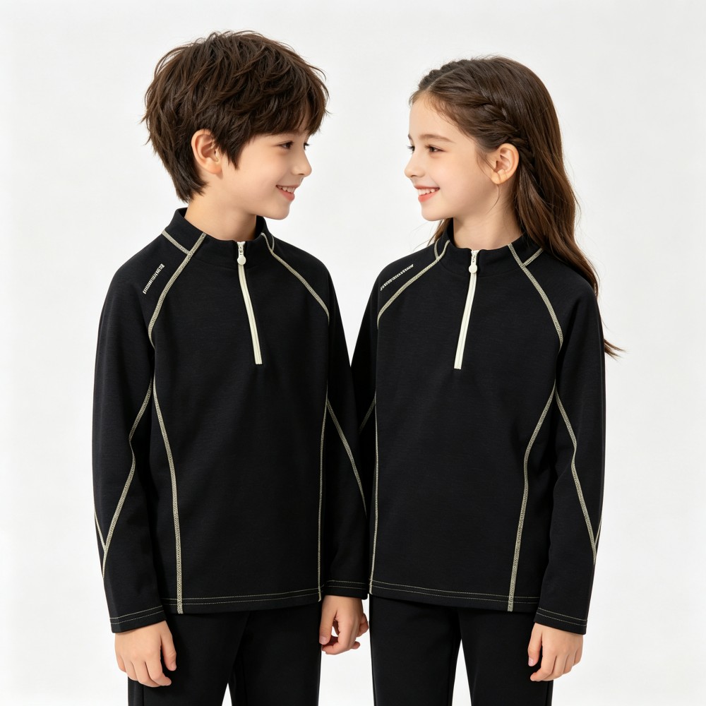 Pull en polaire demi-zip pour  - Outdoor Sport Activities For Kids avis et prix