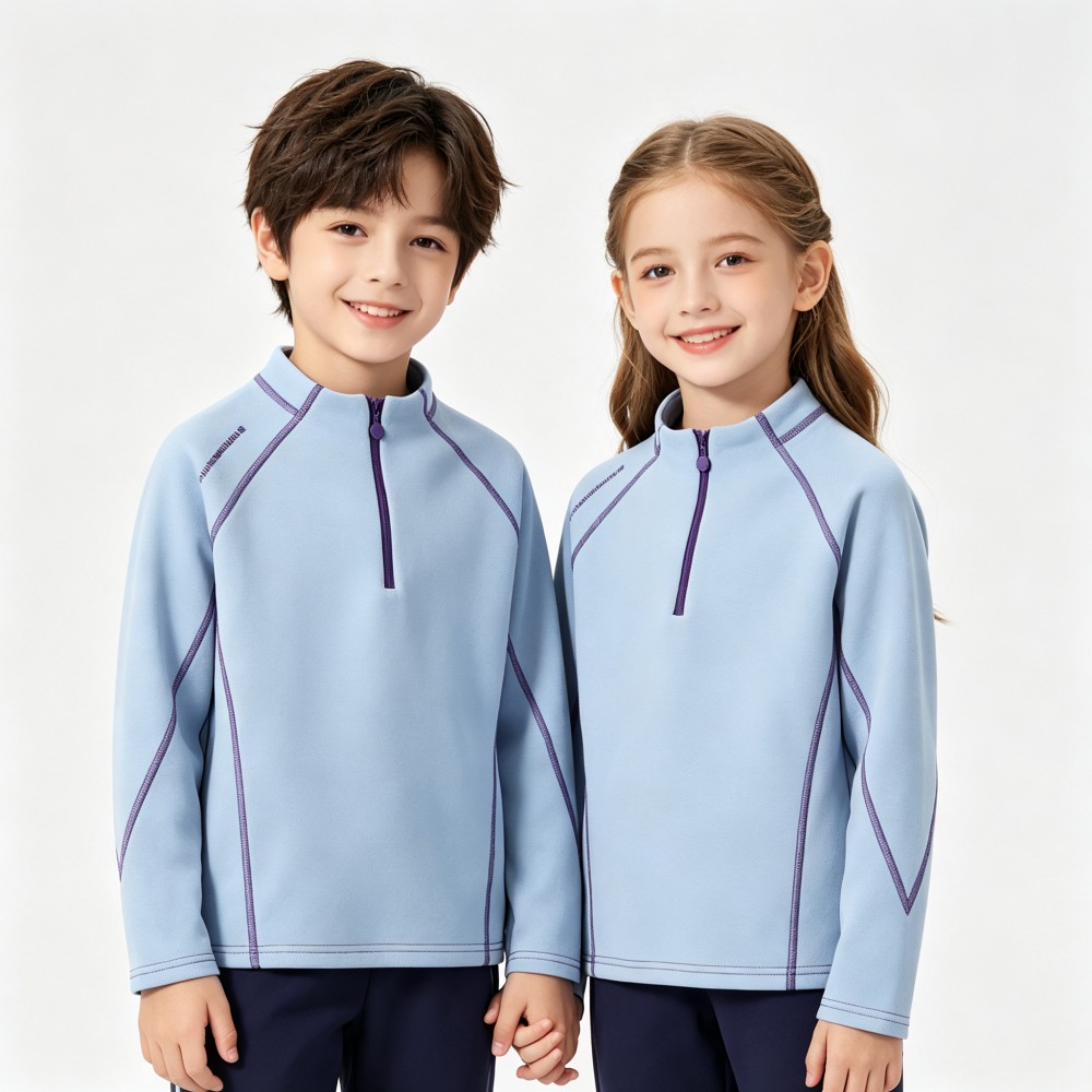 Pull en polaire demi-zip pour  - Outdoor Sport Activities For Kids avis et prix